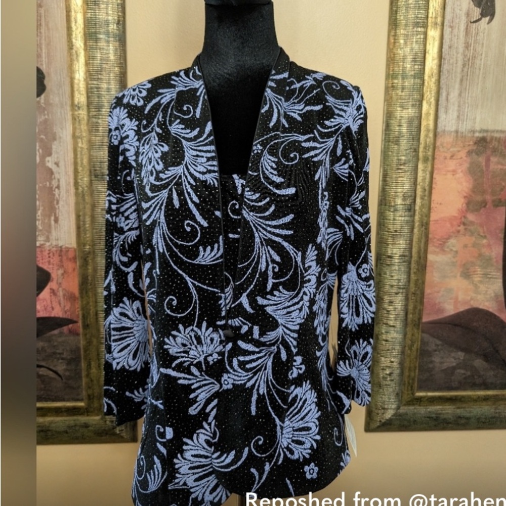 NEW Alex Evening Women's 2PC Top & Jacket Set